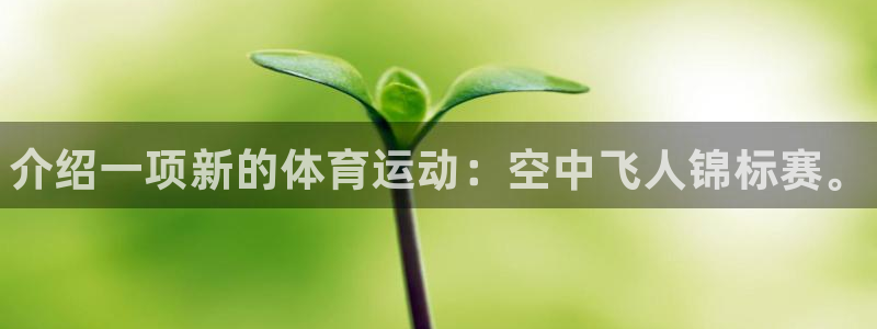J9官方正版app官方：介绍一项新的体育运动：空中飞